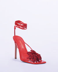 FLORA LACE UP GLITZ
