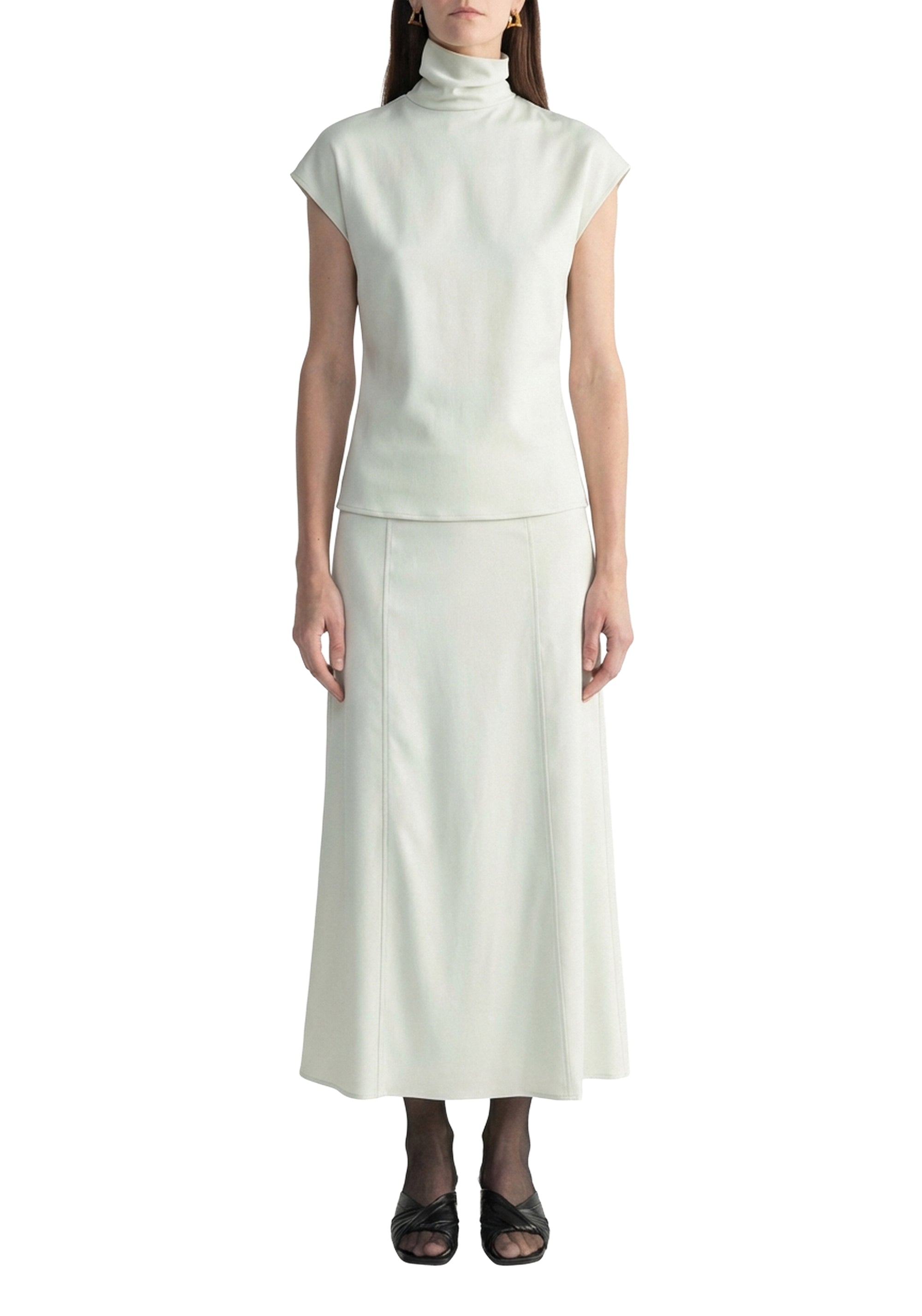Blouse Flora sans manches - Aqua Glass