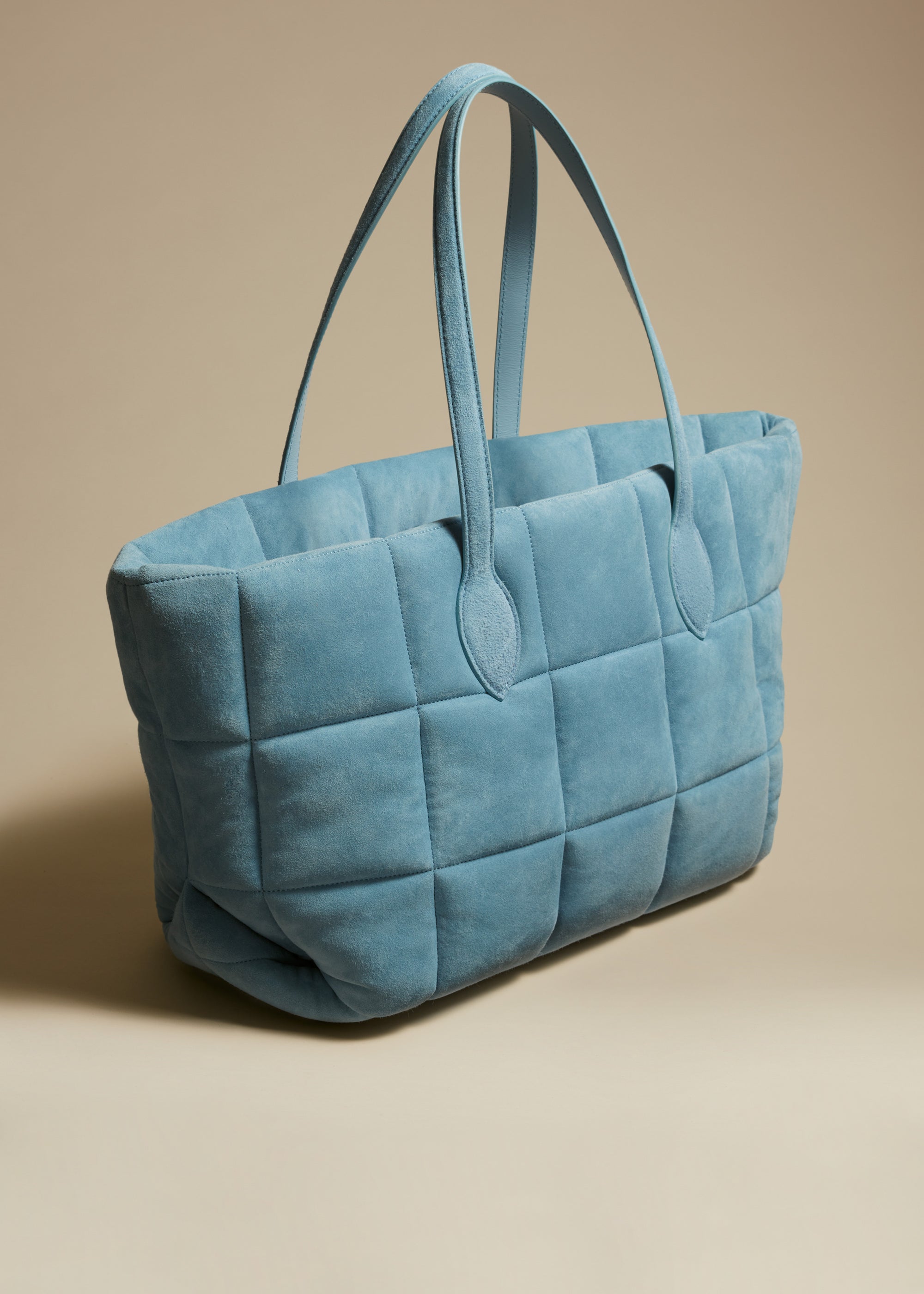 Florence quilted tote in leather - Atmosphere