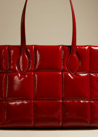 Cabas Florence en cuir - Fire Red