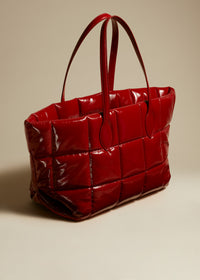 Cabas Florence en cuir - Fire Red