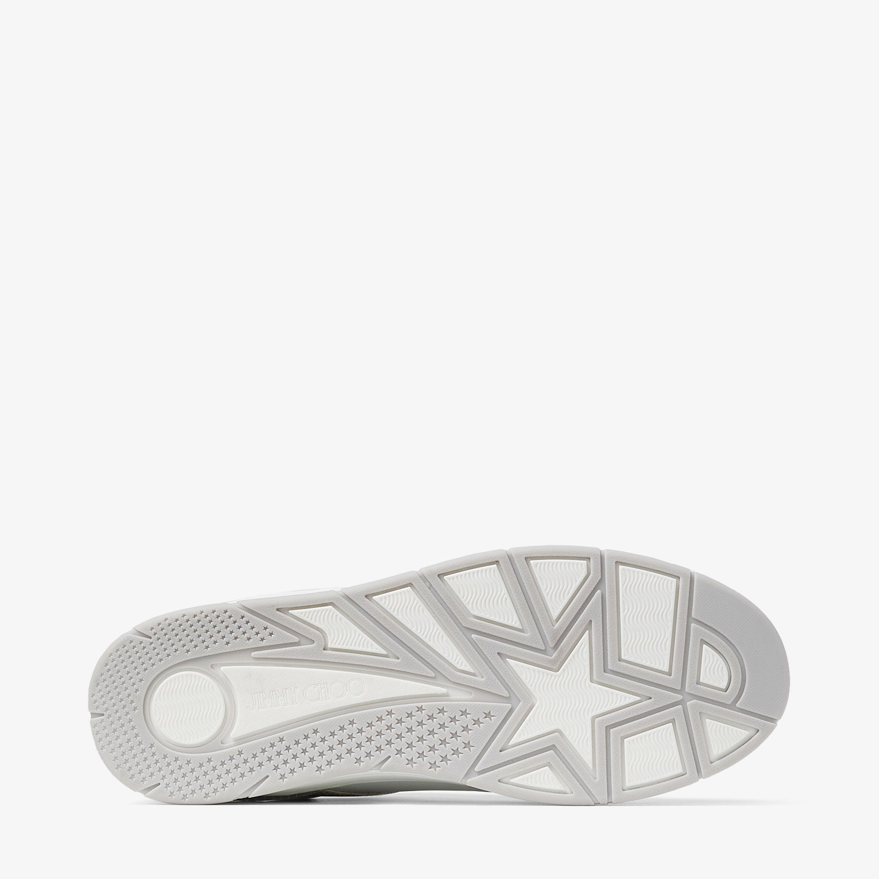 Sneakers Florent blanc à paillettes - Silver & White