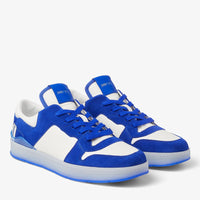 Sneakers Florent crosta et cuir violet - Ultraviolet & White