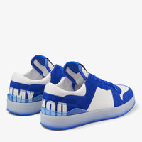 Sneakers Florent crosta et cuir violet - Ultraviolet & White