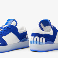 Sneakers Florent crosta et cuir violet - Ultraviolet & White