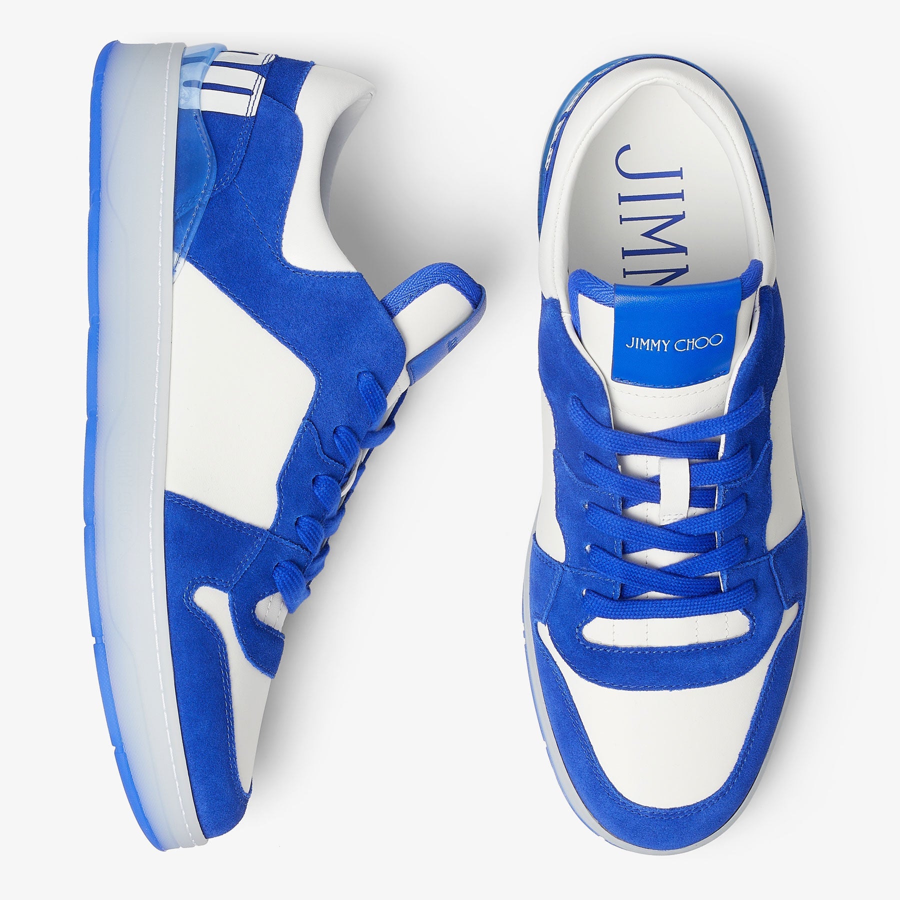 Sneakers Florent crosta et cuir violet - Ultraviolet & White