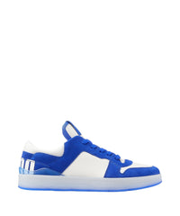 Sneakers Florent crosta et cuir violet - Ultraviolet & White