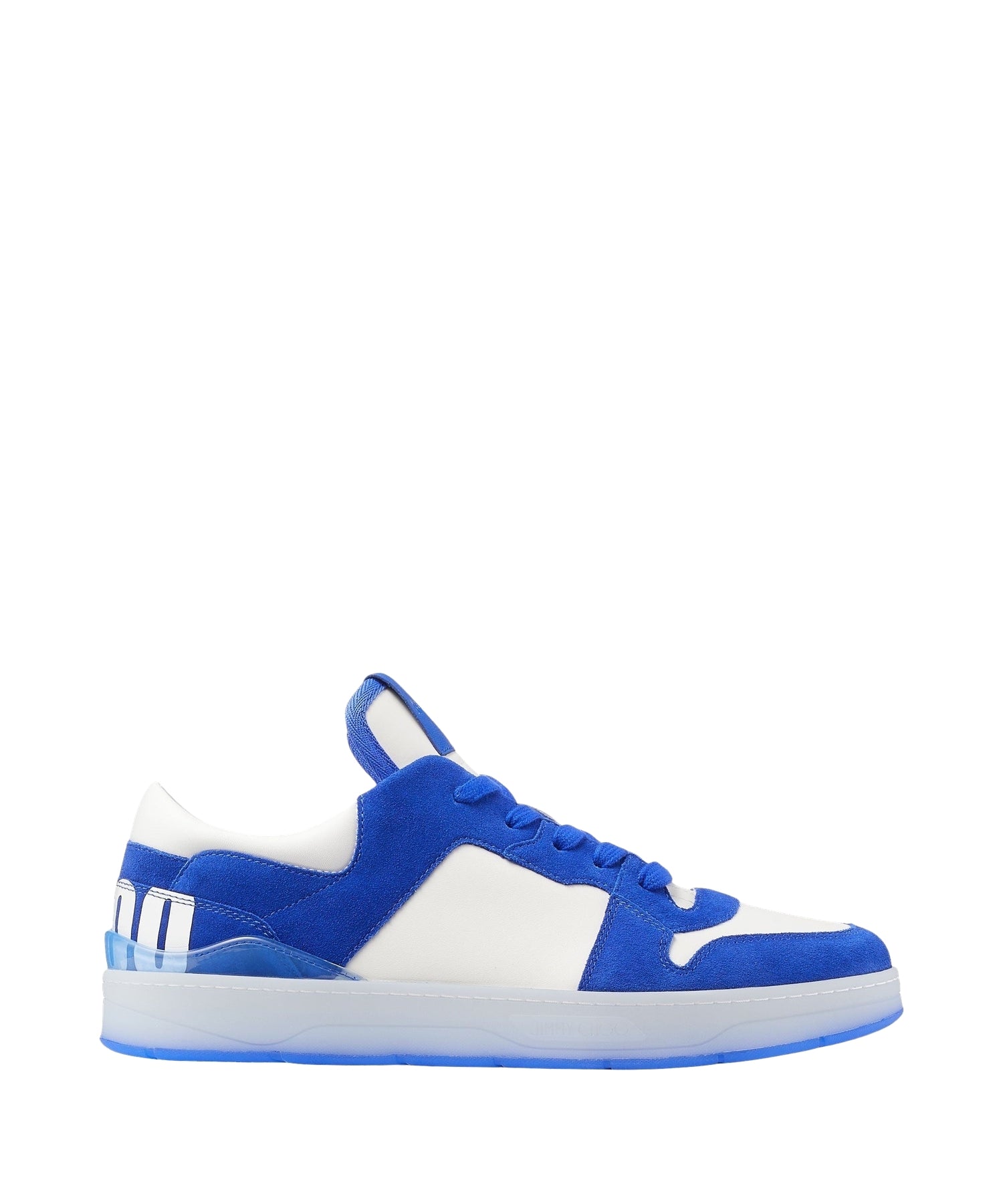 Sneakers Florent crosta et cuir violet - Ultraviolet & White