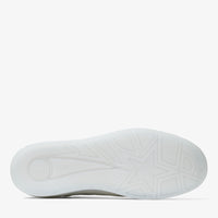 Florent leather and canvas trainers - White