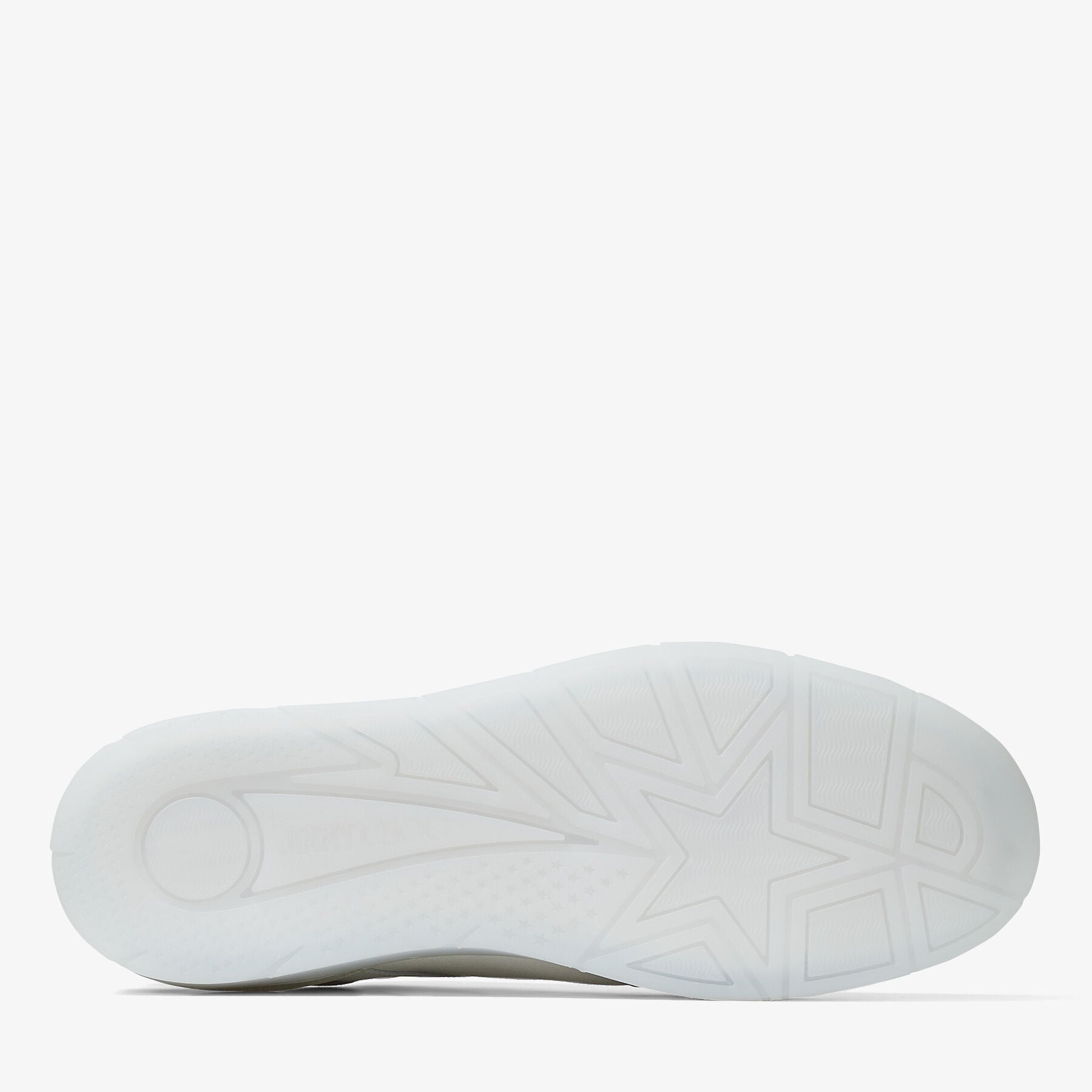 Florent leather and canvas trainers - White