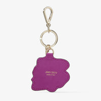 ZNO STOCK 0 / Reco 80 BOYSENBERRY/LIGHT GOLD SLG FLOWER KEYRING