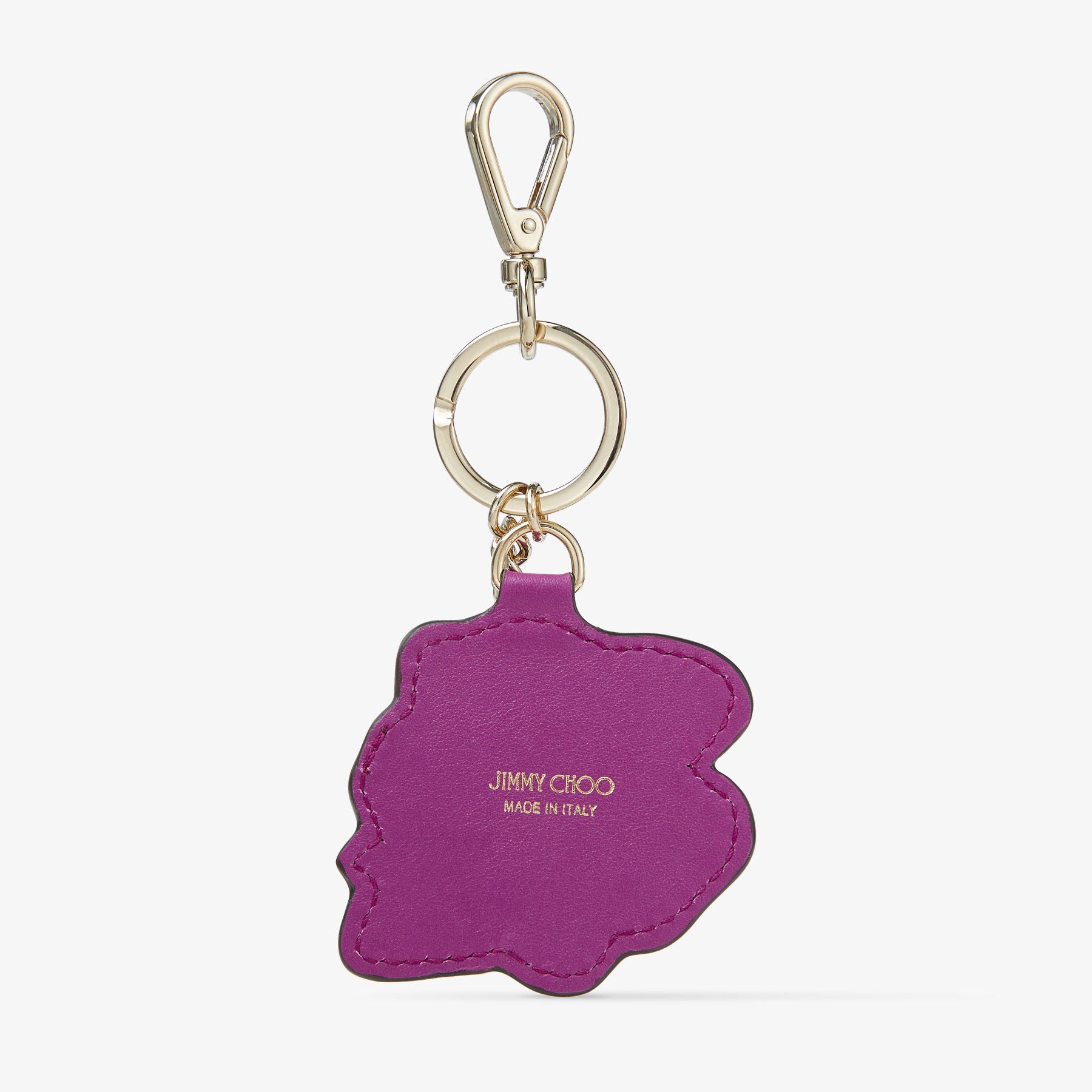 ZNO STOCK 0 / Reco 80 BOYSENBERRY/LIGHT GOLD SLG FLOWER KEYRING