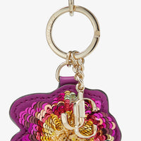 ZNO STOCK 0 / Reco 80 BOYSENBERRY/LIGHT GOLD SLG FLOWER KEYRING