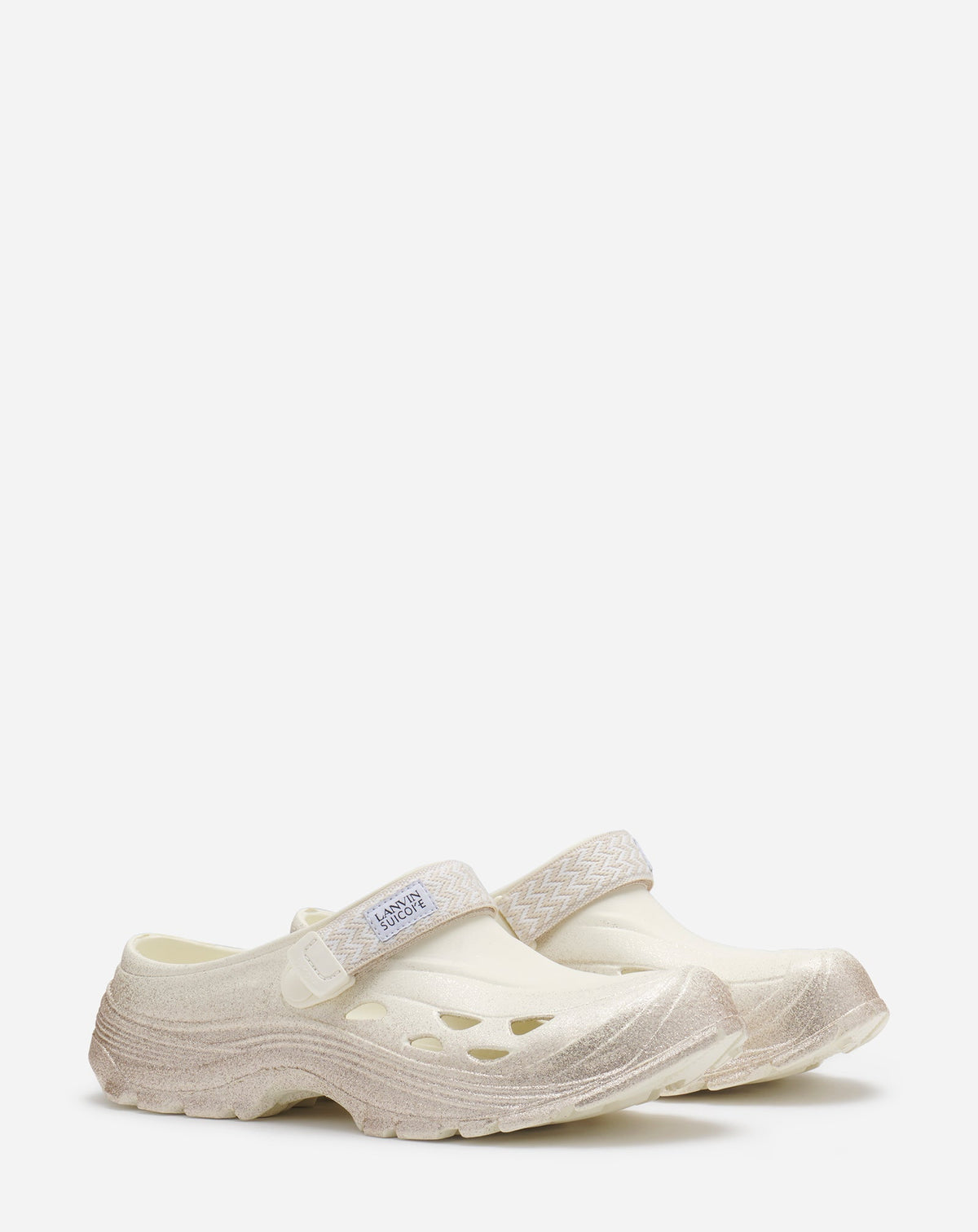 Mules Curb Lanvin x Suicoke - Or & Beige Clair