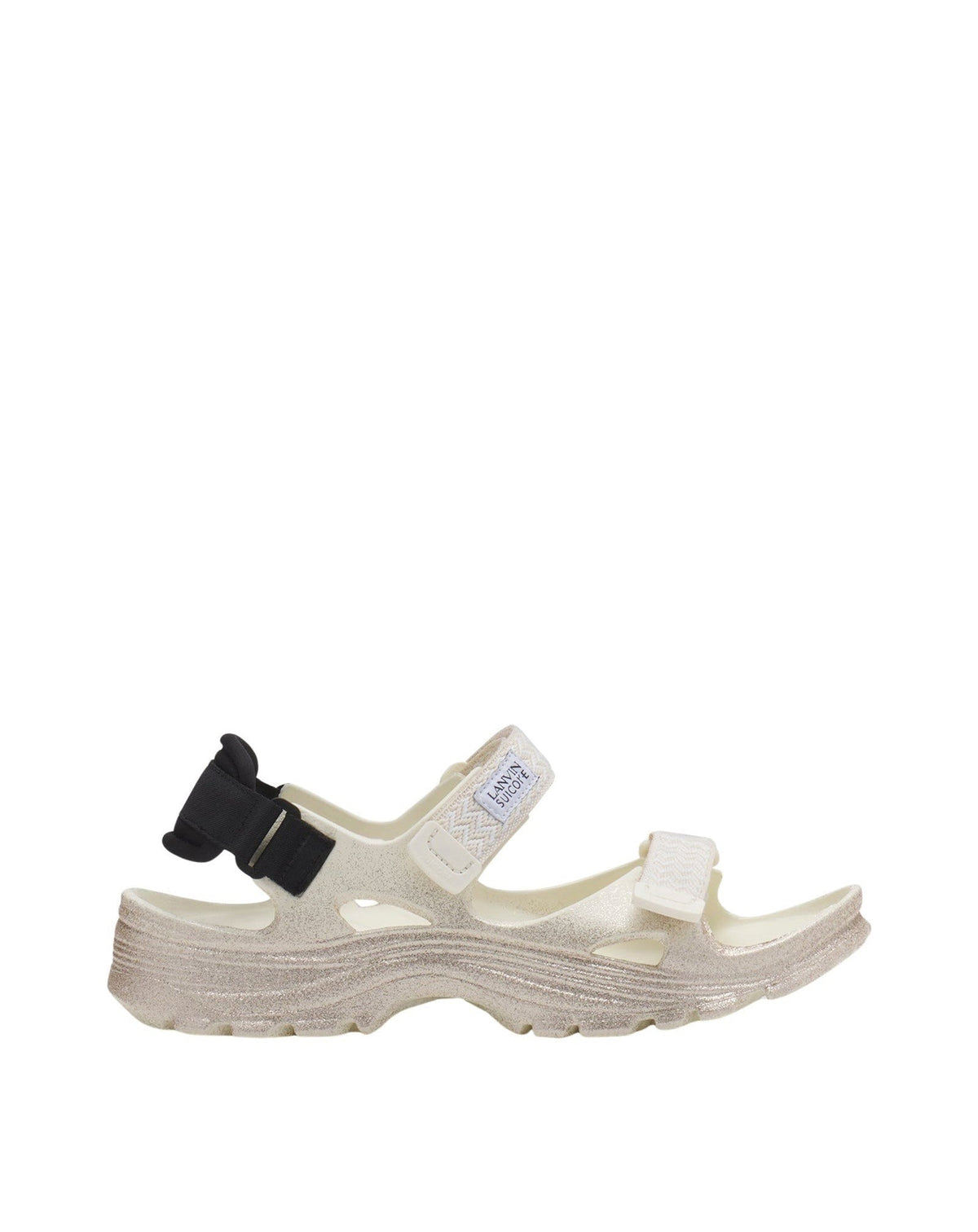 Sandales Curb Lanvin x Suicoke - Or & Beige Clair
