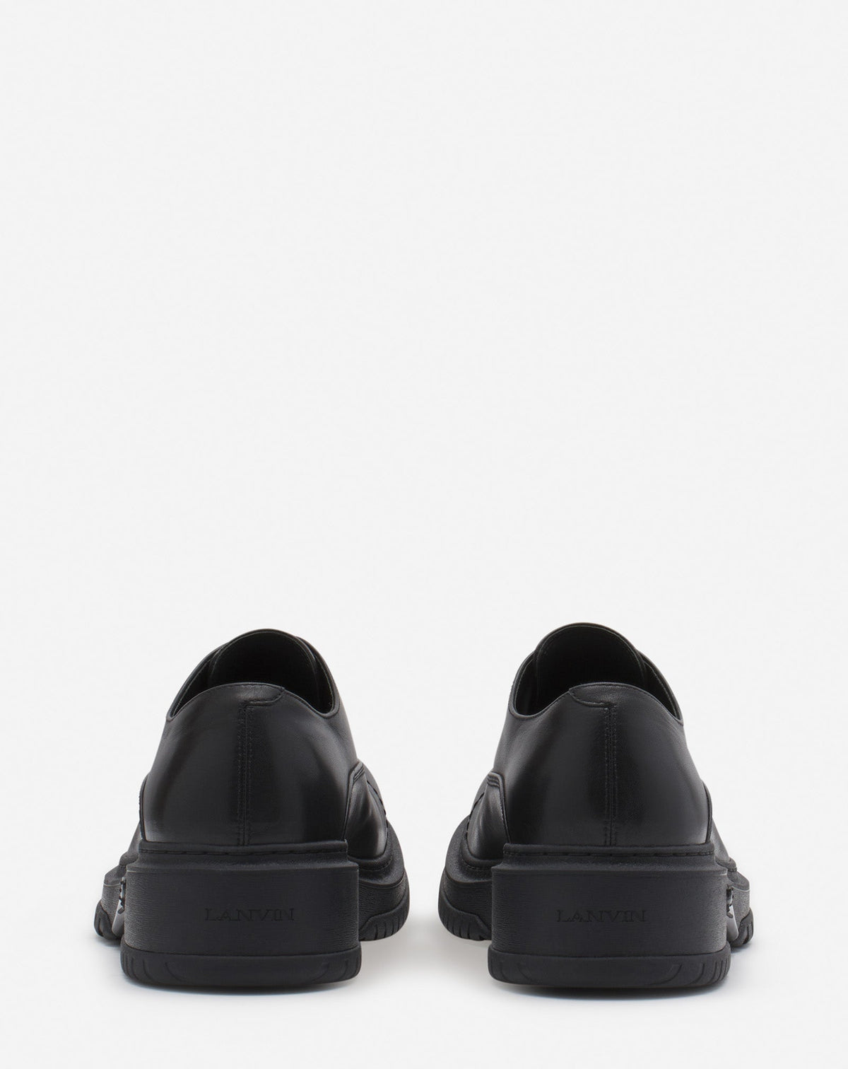 ZZNO STOCK NOIR/ANTHRACITE RICHELIEU AVEC SEMELLE EN CAOUTCHOUC