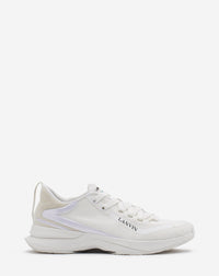 Lanvin fabric runner trainers - White & White
