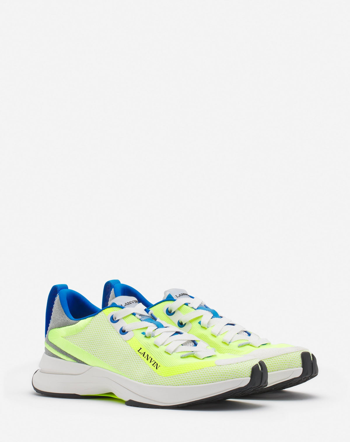 Runner lanvin - Blanc optique & vert