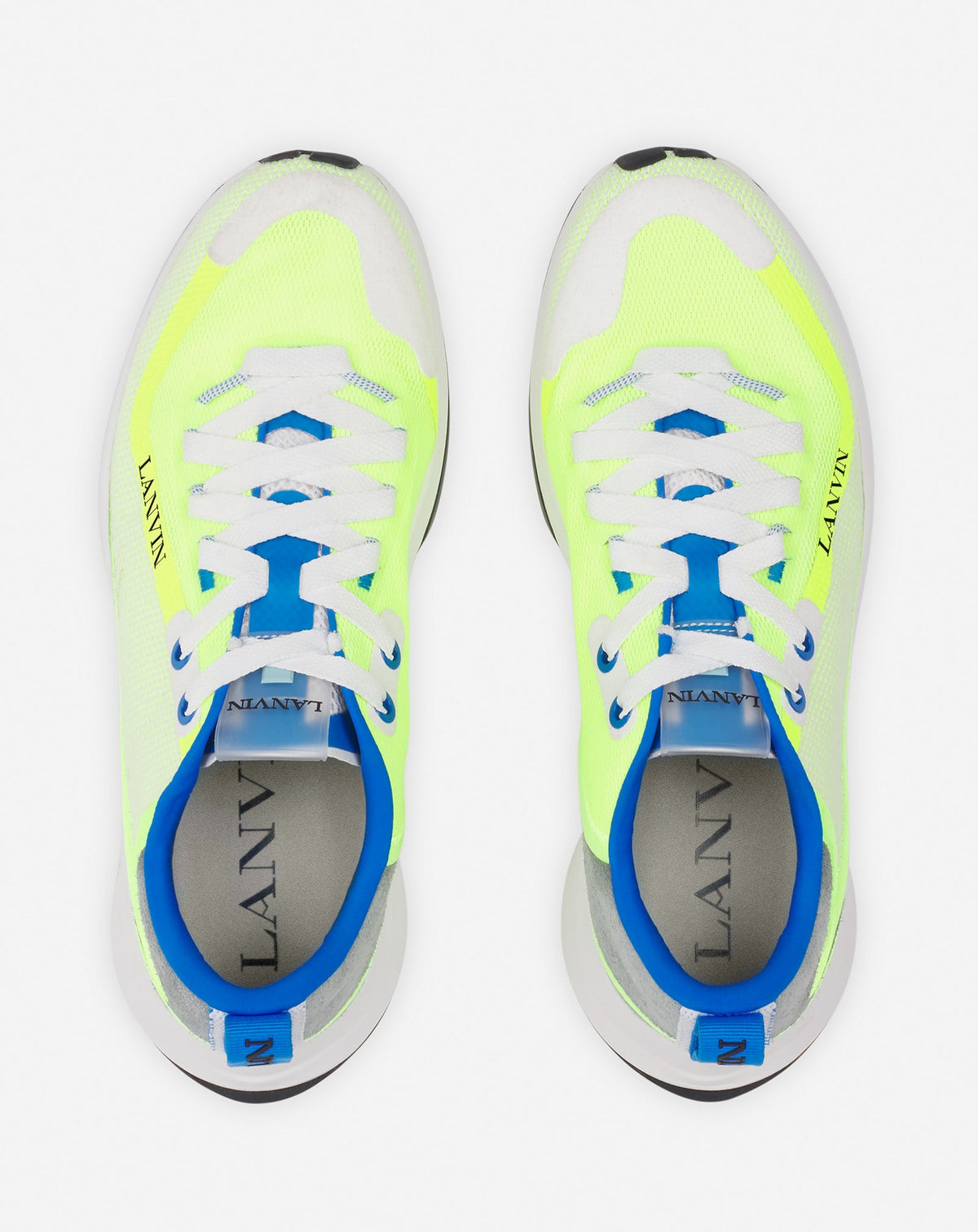 Runner lanvin - Blanc optique & vert
