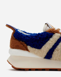 ZZNO STOCK BLEU/ECRU BUMPR SNEAKERS