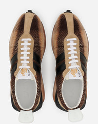ZZNO STOCK BEIGE/MARRON BUMPR SNEAKERS