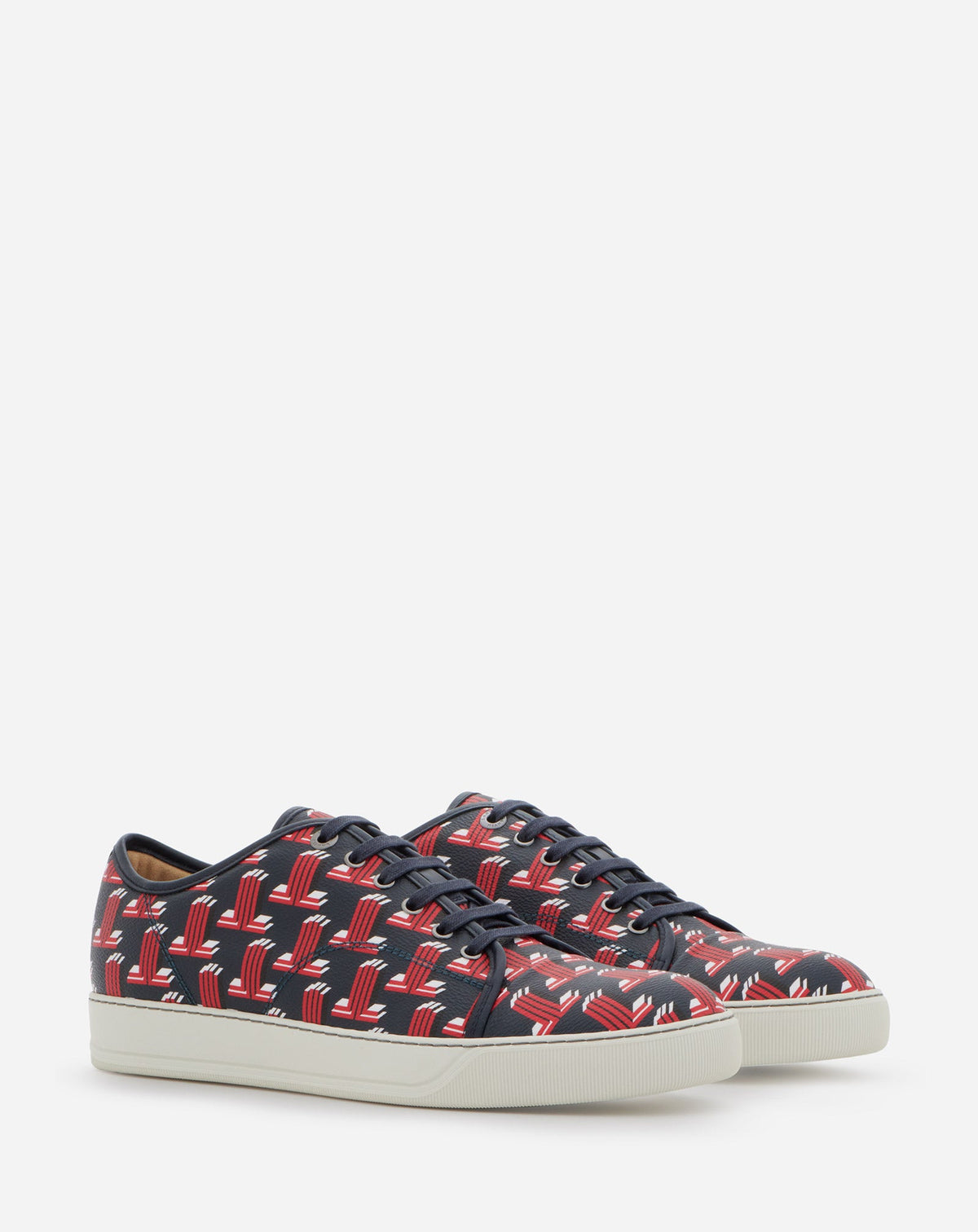 ZZNO STOCK ROUGE VIF/BLEU FONCÉ DBB1 LOW TOP SNEAKERS