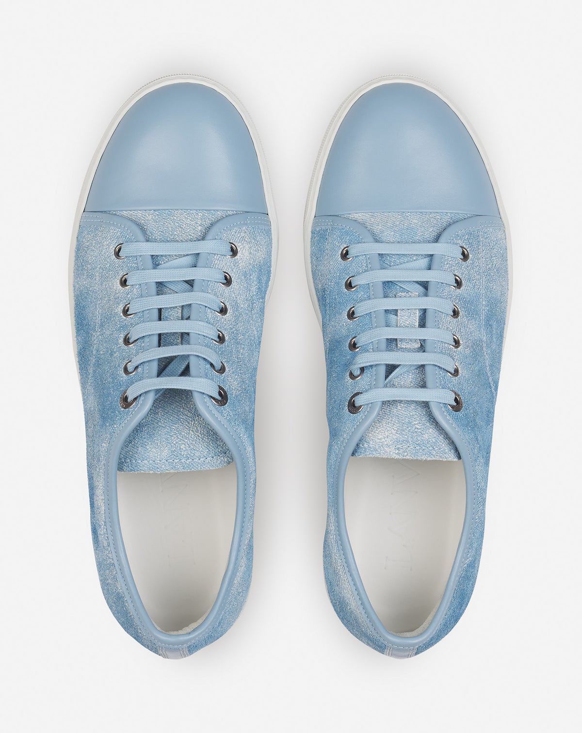 Baskets DBB1 en cuir - Bleu Jean