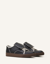 Dbb1 languette sneakers - Noir & blanc cassé