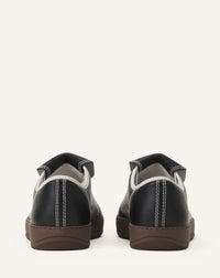 Dbb1 languette sneakers - Noir & blanc cassé