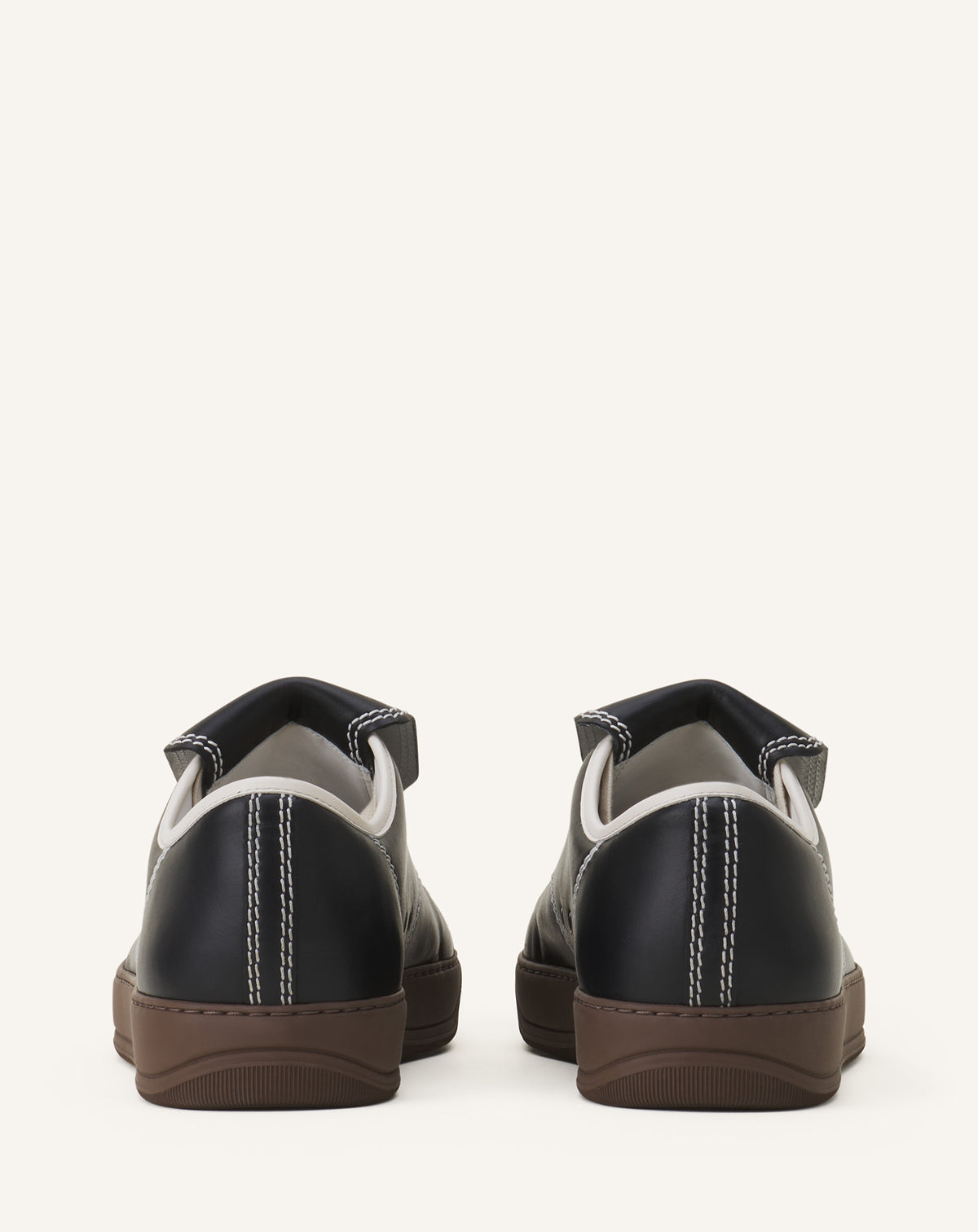 Dbb1 languette sneakers - Noir & blanc cassé