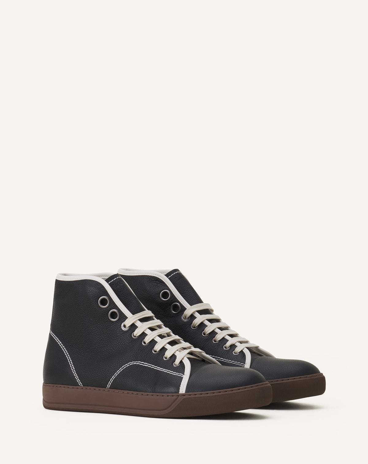 Dbb1 montante sneakers - Noir & blanc cassé