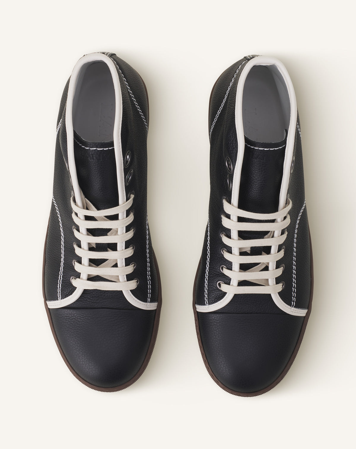 Dbb1 montante sneakers - Noir & blanc cassé