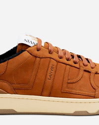 ZZNO STOCK CAMEL CLAY LOW TOP SNEAKERS