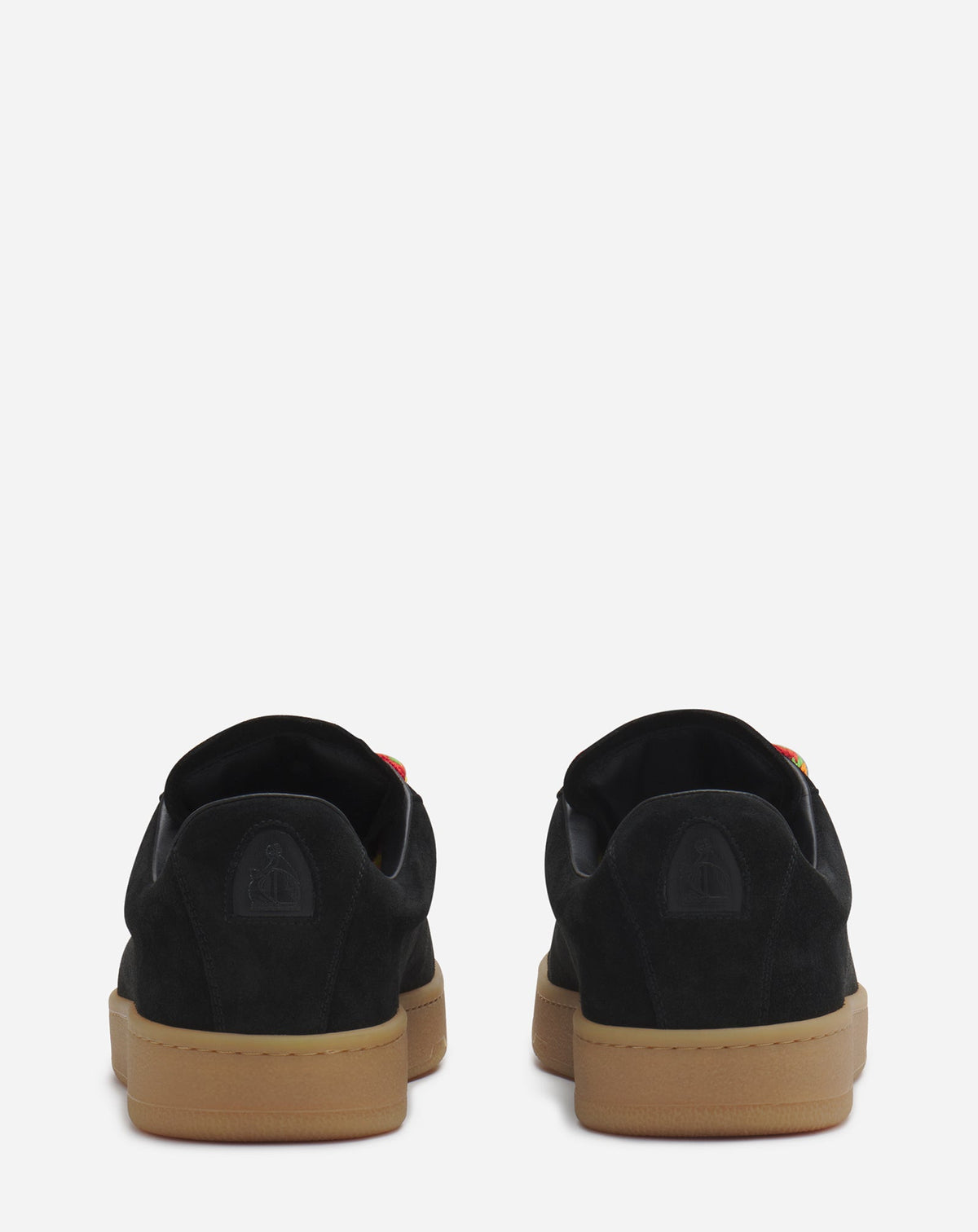 Curb low leather trainers - Black