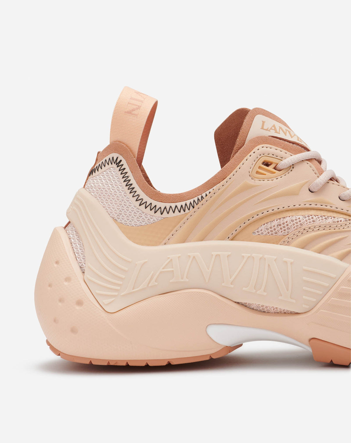 Lanvin flash-x low top sneakers - Nude
