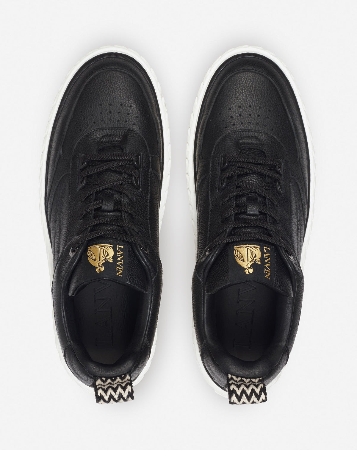 ZZNO STOCK NOIR SNEAKERS BASSES CURBIES 2