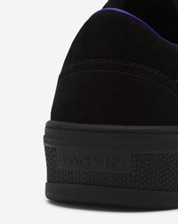 Baskets Lanvin Cash x Future en cuir - Noir & Blanc Cassé