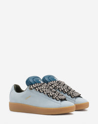 Baskets basses Curb en cuir - Bleu & Bleu Foncé