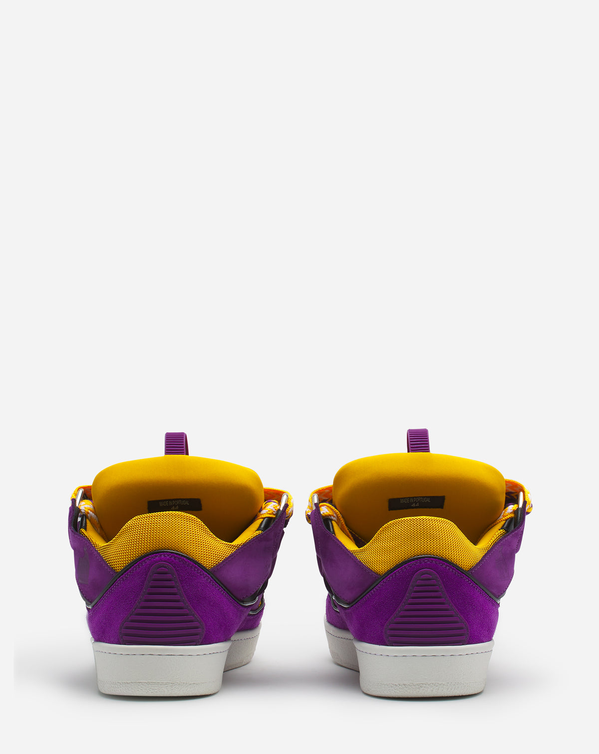 Curb sneakers - Viol& & jaune