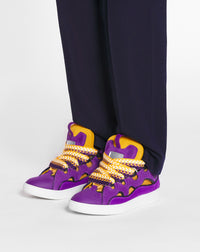 Curb sneakers - Viol& & jaune
