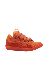 Baskets Curb semelle mouchetée en tissu - Orange Fort