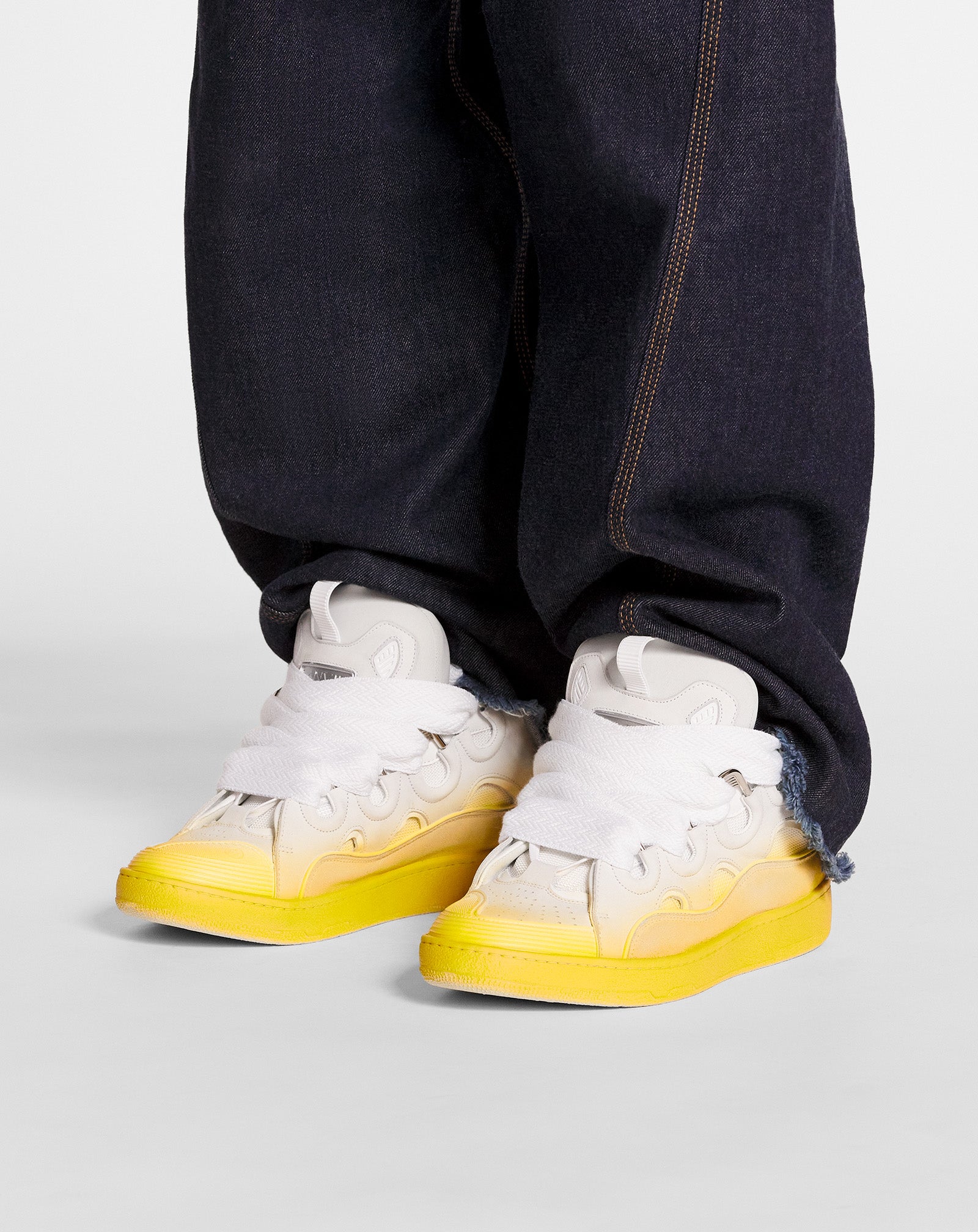 Sneakers Curb - Jaune & Blanc