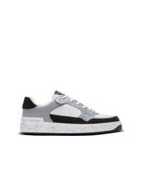 B-court en daim et cuir - Noir & Gris