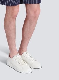 Baskets b-court en cuir de veau - Blanc