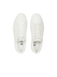 Baskets b-court en cuir de veau - Blanc