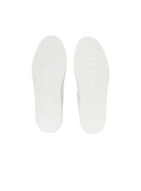 Baskets b-court en cuir de veau - Blanc