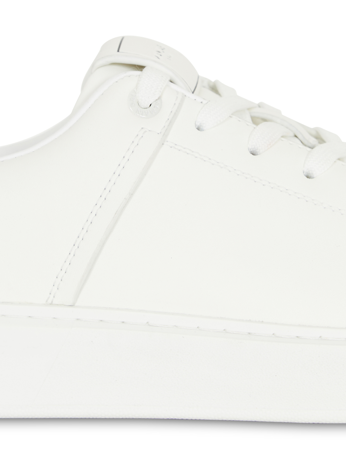 Baskets b-court en cuir de veau - Blanc