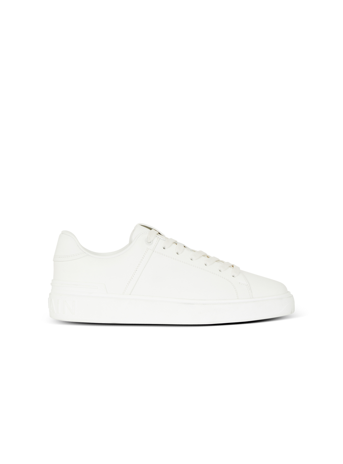 Baskets b-court en cuir de veau - Blanc