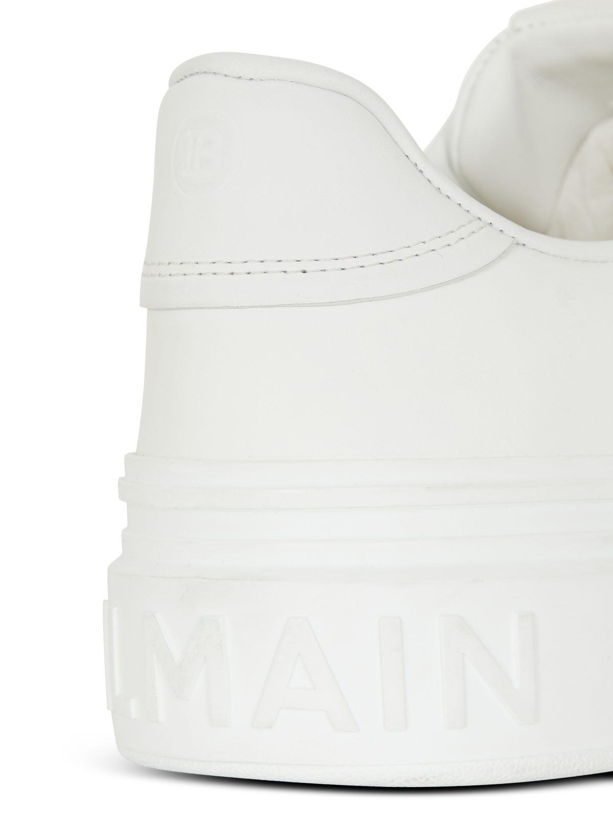 Baskets b-court en cuir de veau - Blanc