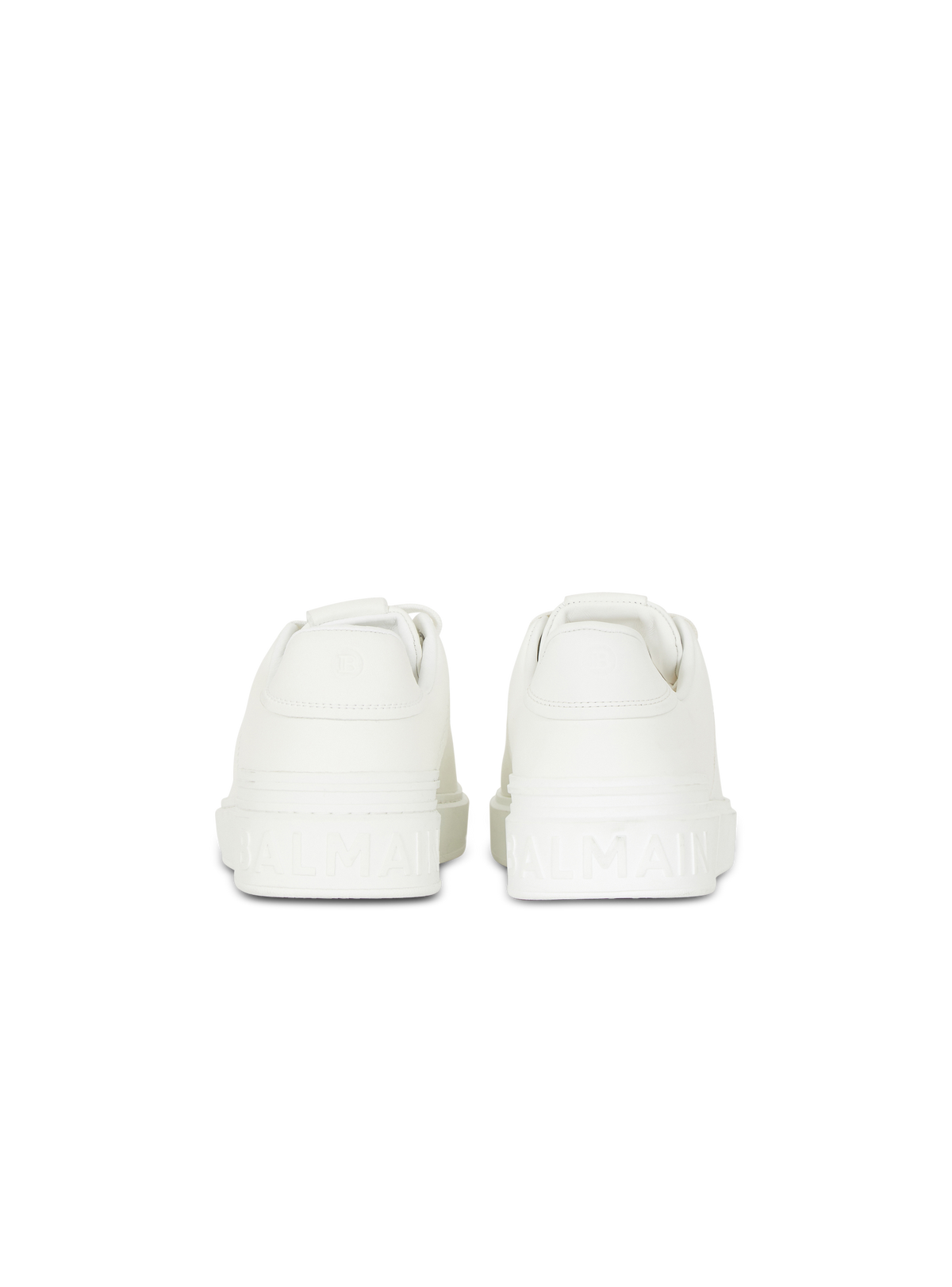 Baskets b-court en cuir de veau - Blanc